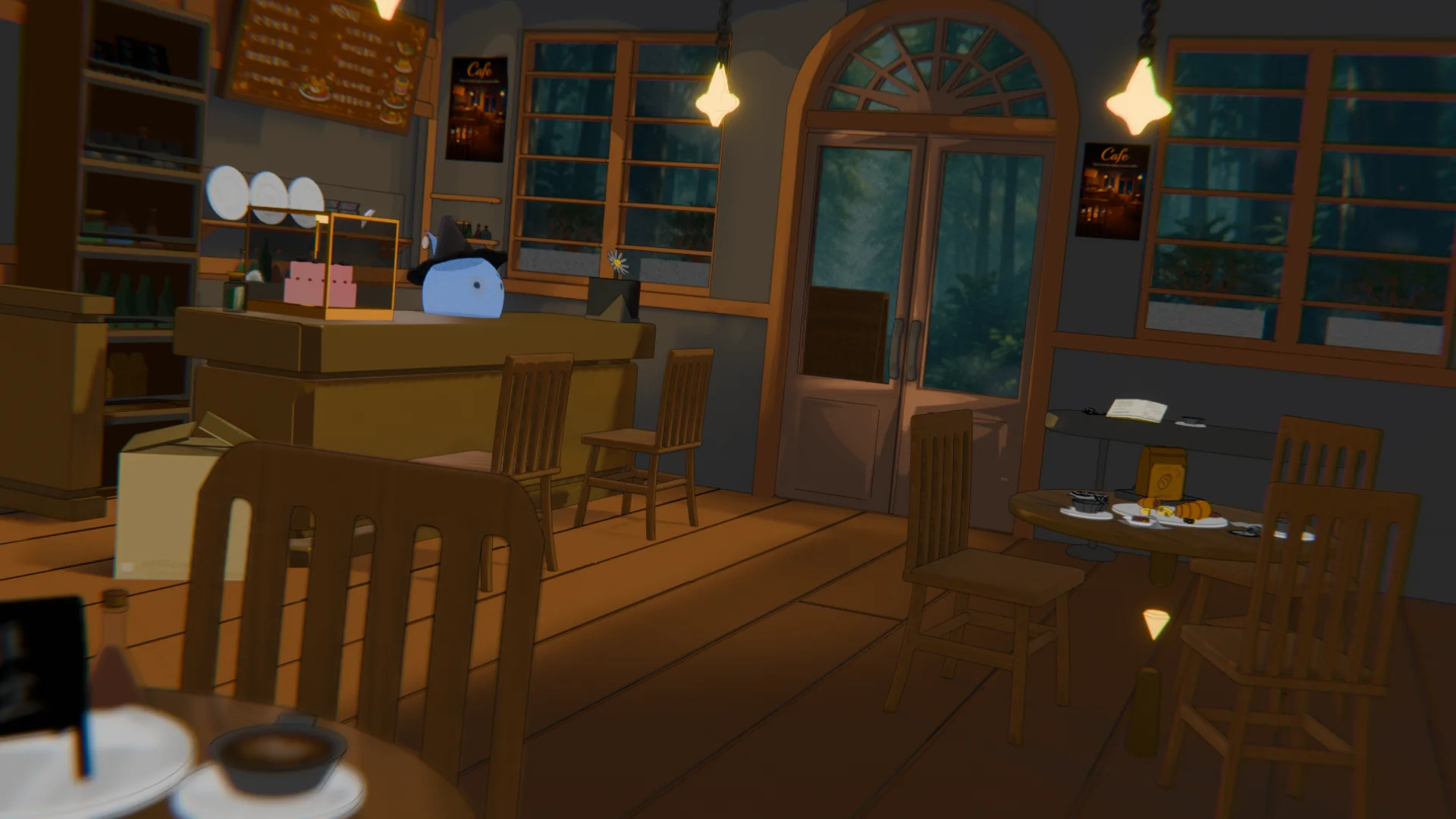 森林咖啡计划夜景